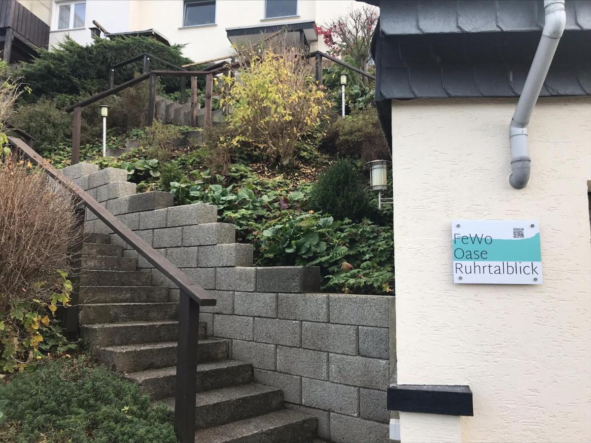 Fewo Oase Ruhrtalblick Bestwig Buitenkant foto