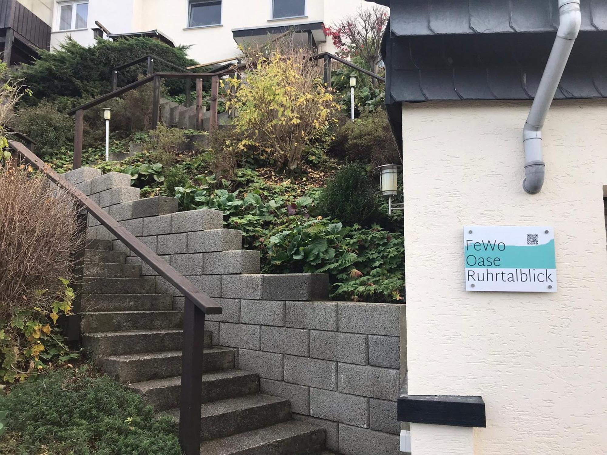 Fewo Oase Ruhrtalblick Bestwig Buitenkant foto